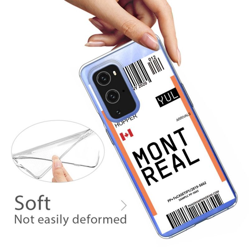 Futerały OnePlus 9 Etui na Telefon Karta Pokładowa Do Montrealu