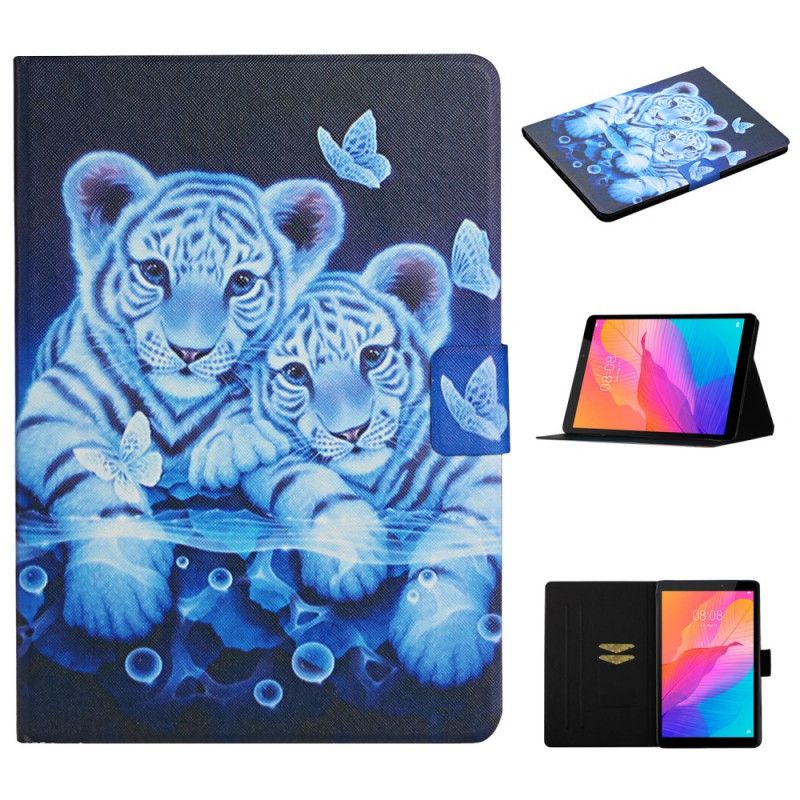 Etui Folio Huawei MatePad T 8 Tygrysy