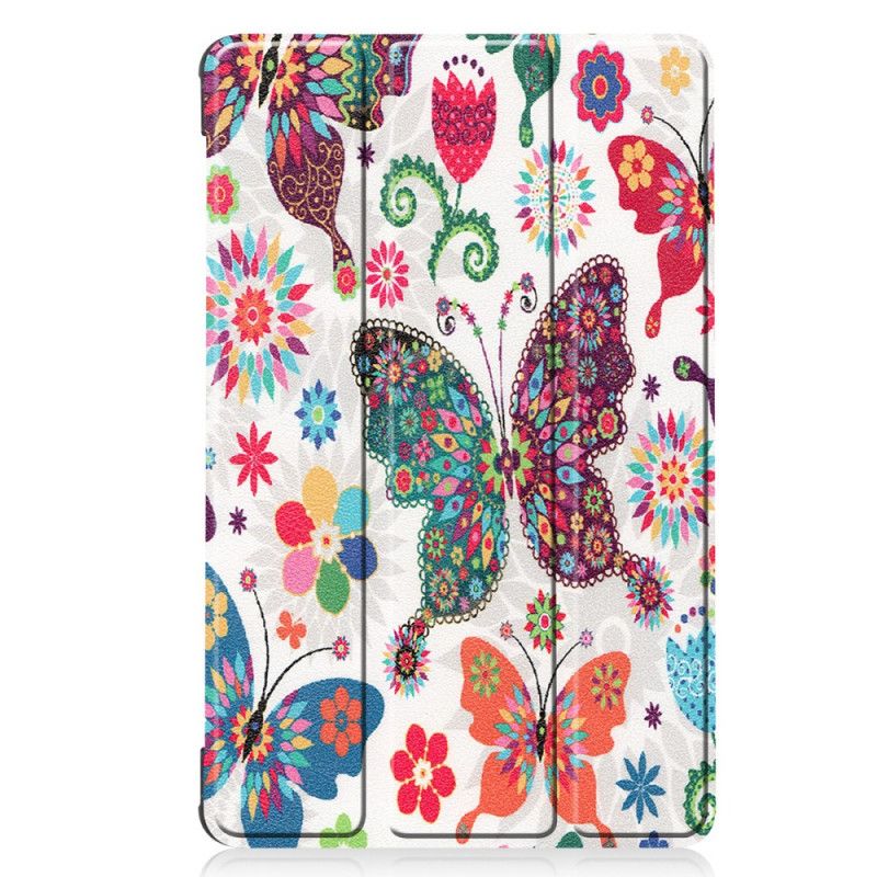 Inteligentna Obudowa Huawei MatePad T 8 Retro Motyle I Kwiaty
