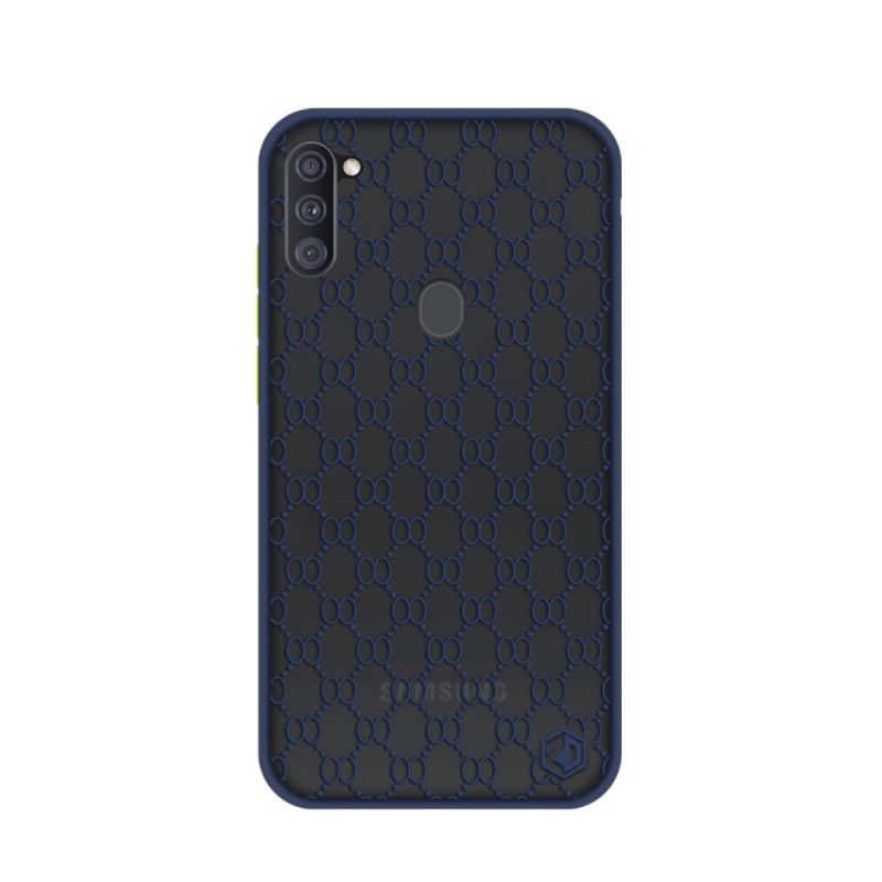 Etui Samsung Galaxy M11 Biały Czarny Sosna Dun Seria Ii Pinwuyo