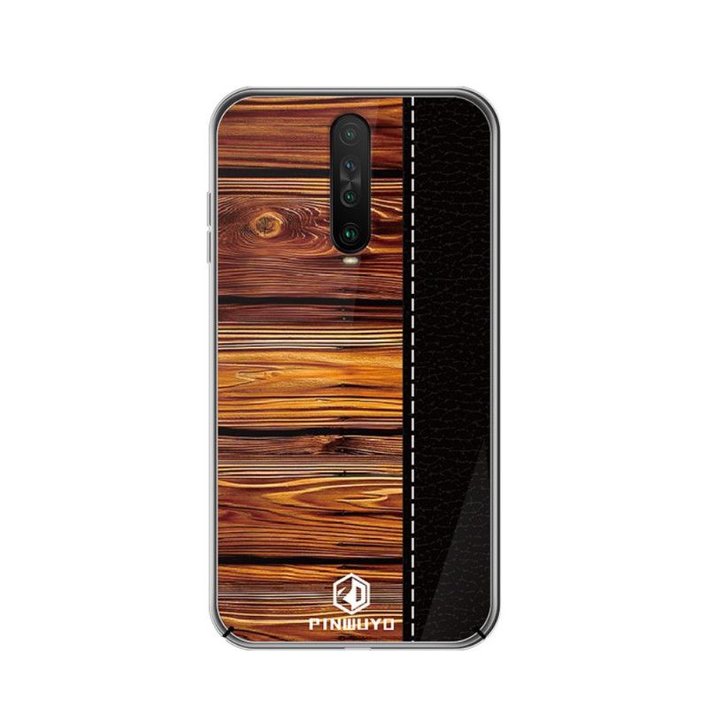 Etui Xiaomi Redmi K30 Czerwony Czarny Pin Serii Dun Pinwuyo