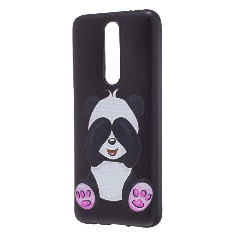 Etui Xiaomi Redmi K30 Zabawna Panda Z Wytłoczonym Wzorem Etui Ochronne