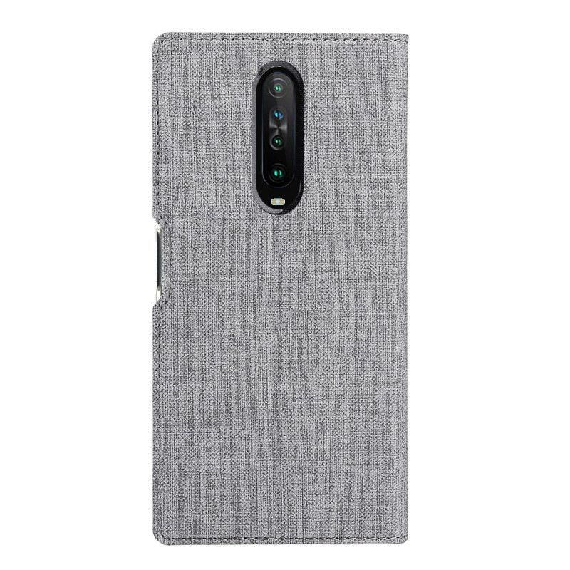 Flip Kotelot Xiaomi Redmi K30 Purpurowy Teksturowany Vili Dmx