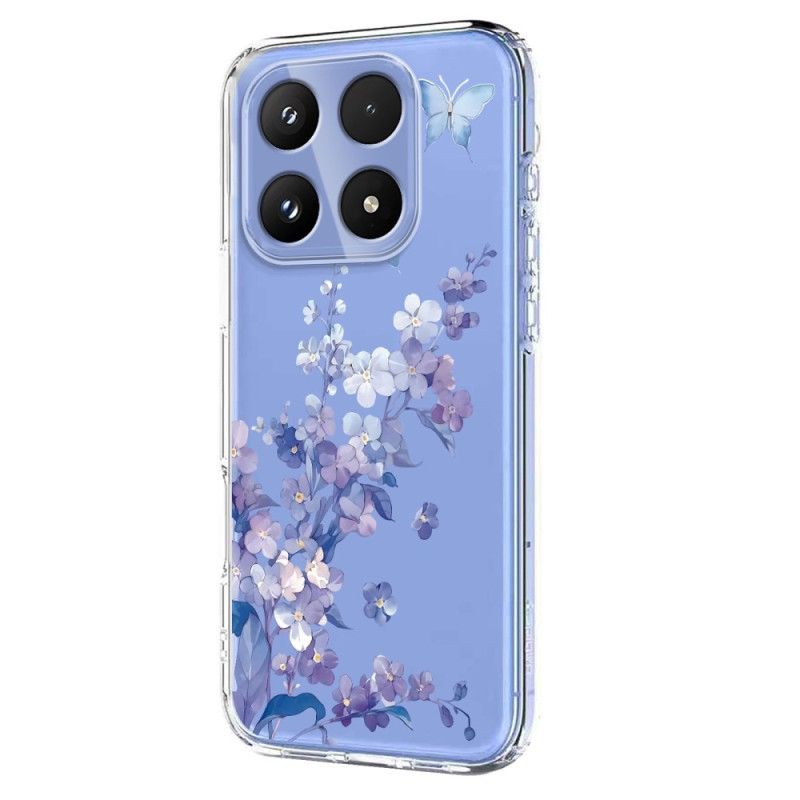 Etui Do Xiaomi 17 Motyle I Kwiaty