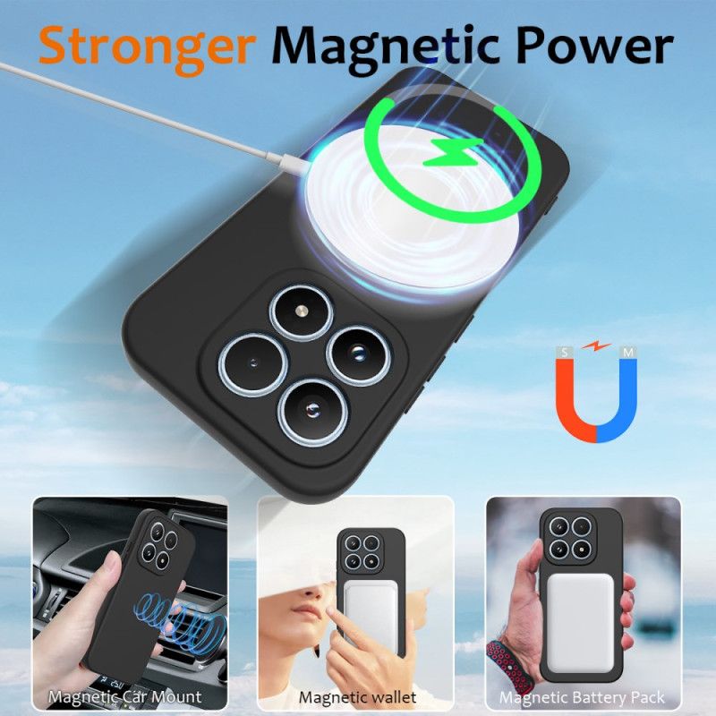 Etui Do Xiaomi 17 Płynny Silikon Magnetyczny