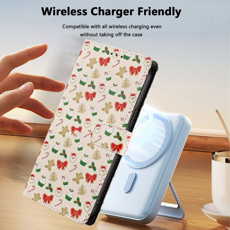 Etui Folio Do Xiaomi 17 Boże Narodzenie