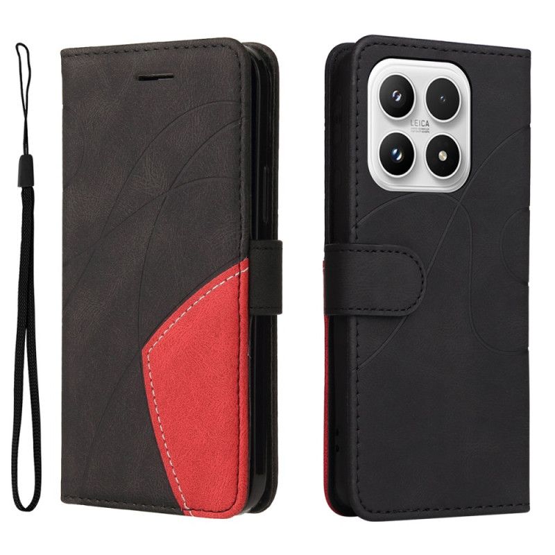 Etui Folio Do Xiaomi 17 Dwukolorowy Falisty
