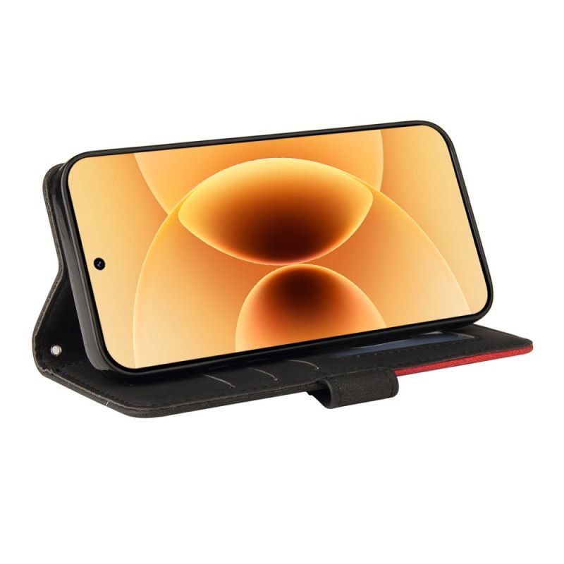 Etui Folio Do Xiaomi 17 Dwukolorowy Falisty