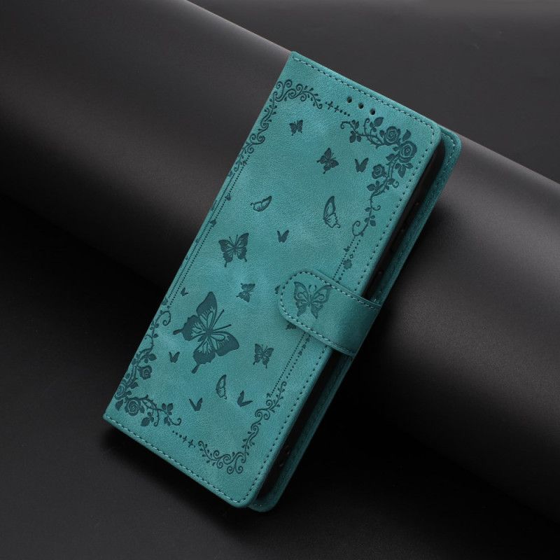 Etui Folio Do Xiaomi 17 Kwiatowy Ogród