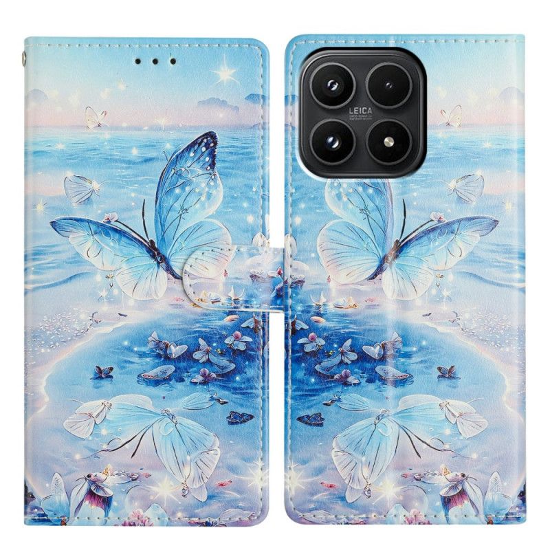 Etui Folio Do Xiaomi 17 Motyl Oceaniczny