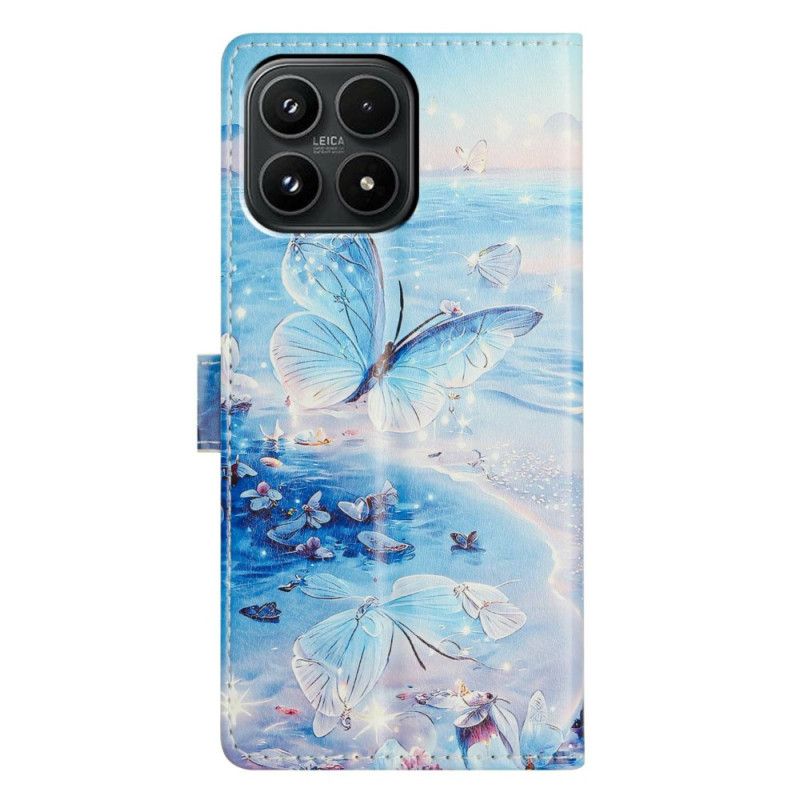 Etui Folio Do Xiaomi 17 Motyl Oceaniczny