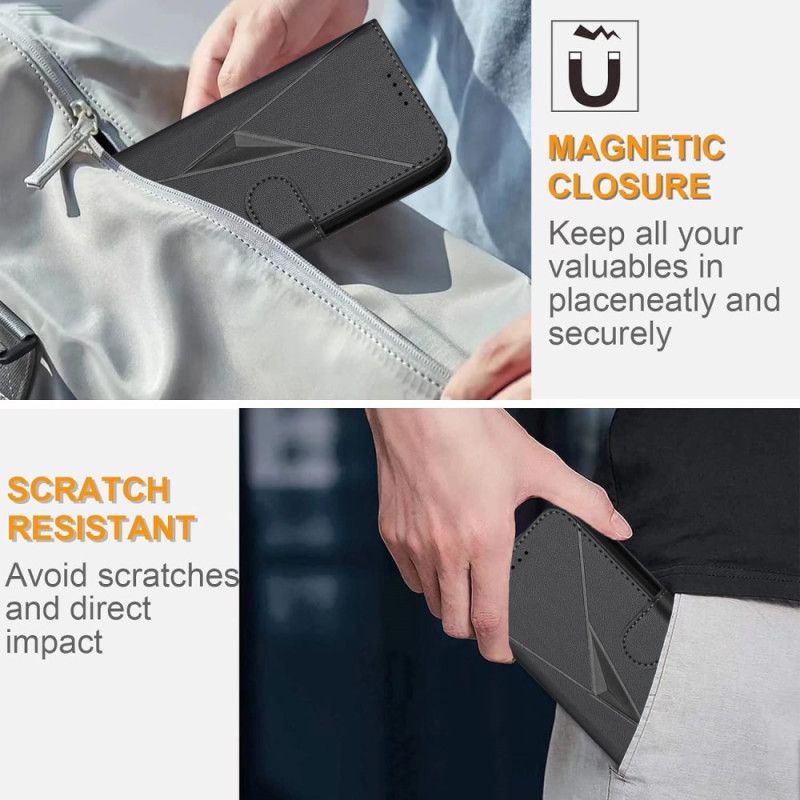 Etui Folio Do Xiaomi 17 Trójkąt Wzór