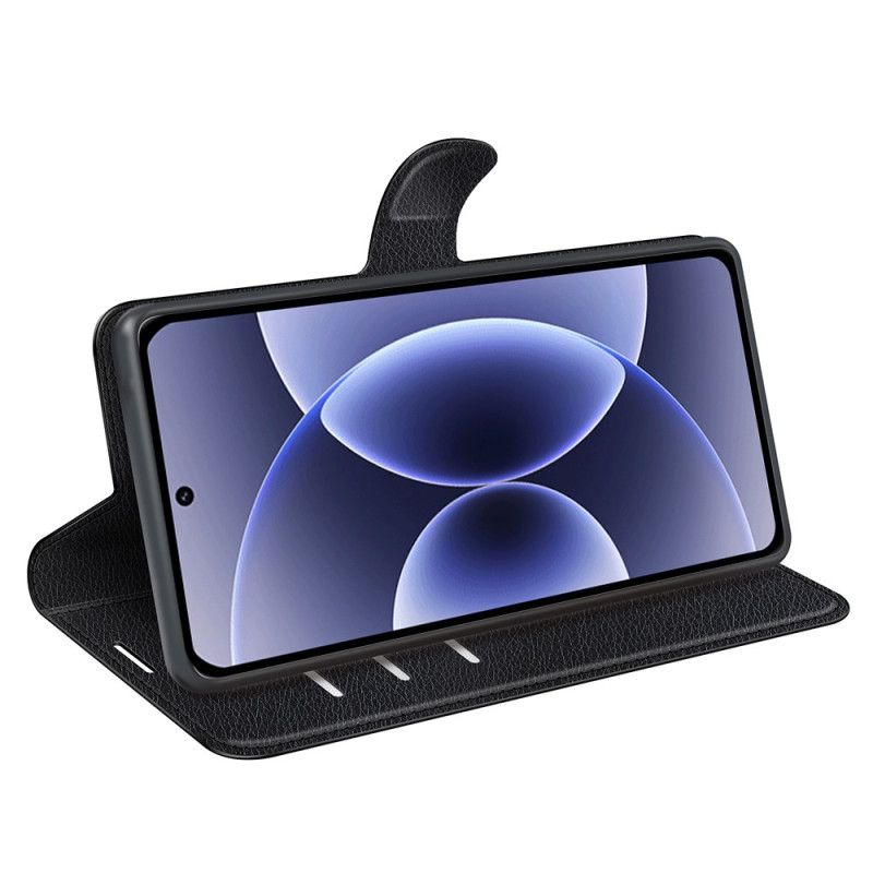 Etui Folio Xiaomi 17 Klasyczna Sztuczna Skóra Liczi