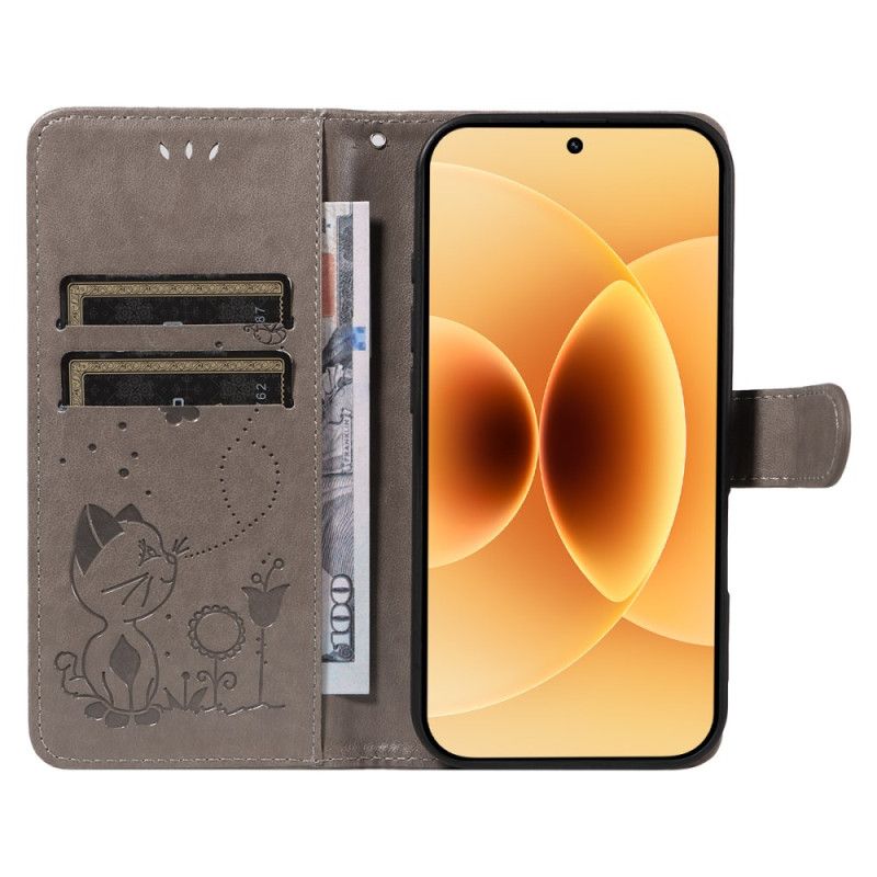 Etui Folio Xiaomi 17 Kot I Pszczoła