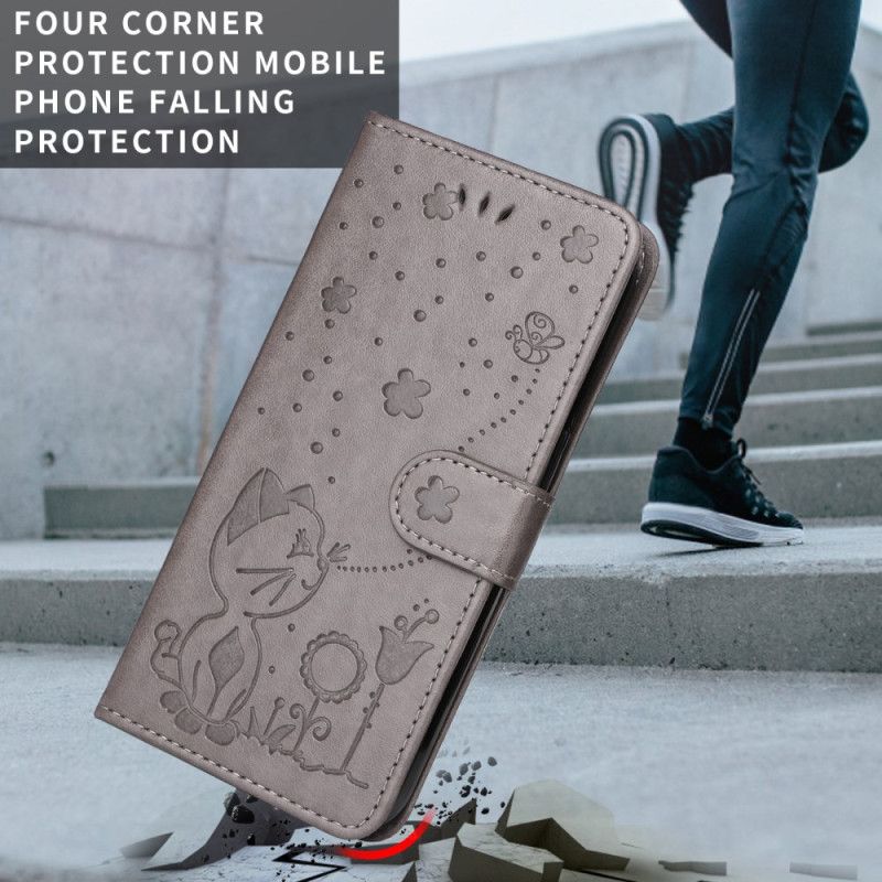 Etui Folio Xiaomi 17 Kot I Pszczoła