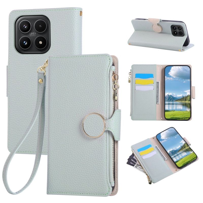 Etui Folio Xiaomi 17 Portfel Na Zamek Błyskawiczny Etui Ochronne