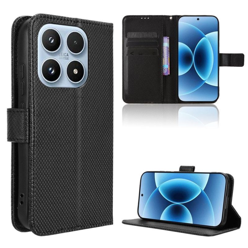 Etui Folio Xiaomi 17 Teksturowana Sztuczna Skóra Etui Ochronne