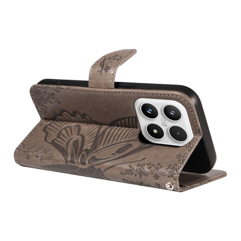 Etui Folio Xiaomi 17 Wzór Motyla Etui Ochronne