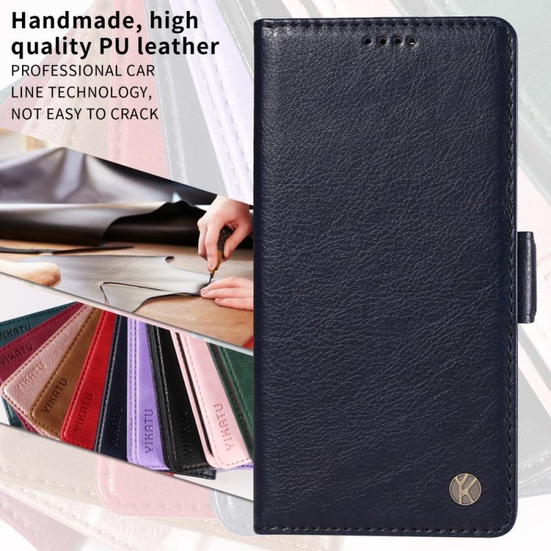 Etui Folio Xiaomi 17 Wzór Vintage Yikatu Etui Ochronne