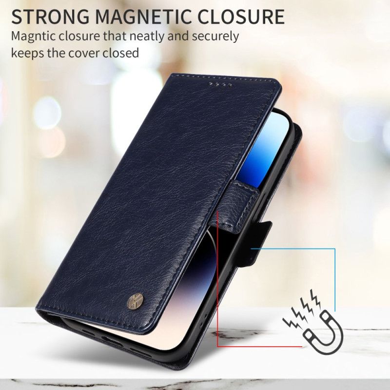 Etui Folio Xiaomi 17 Wzór Vintage Yikatu Etui Ochronne