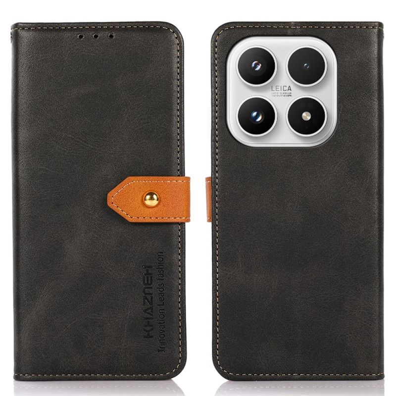 Etui Folio Xiaomi 17 Złote Zapięcie Khazneh Etui Ochronne