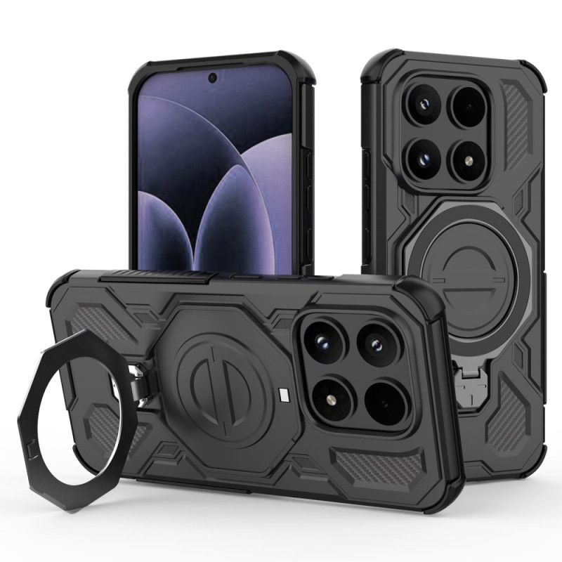 Etui Xiaomi 17 Magnetyczny I Obrotowy Metalowy Stojak Etui Ochronne