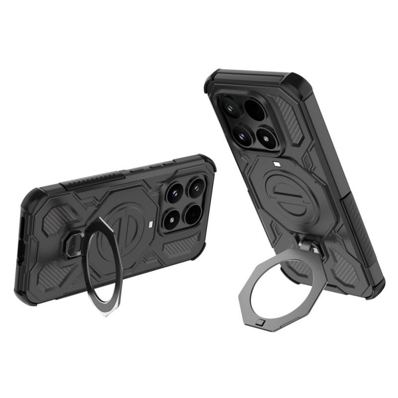 Etui Xiaomi 17 Magnetyczny I Obrotowy Metalowy Stojak Etui Ochronne