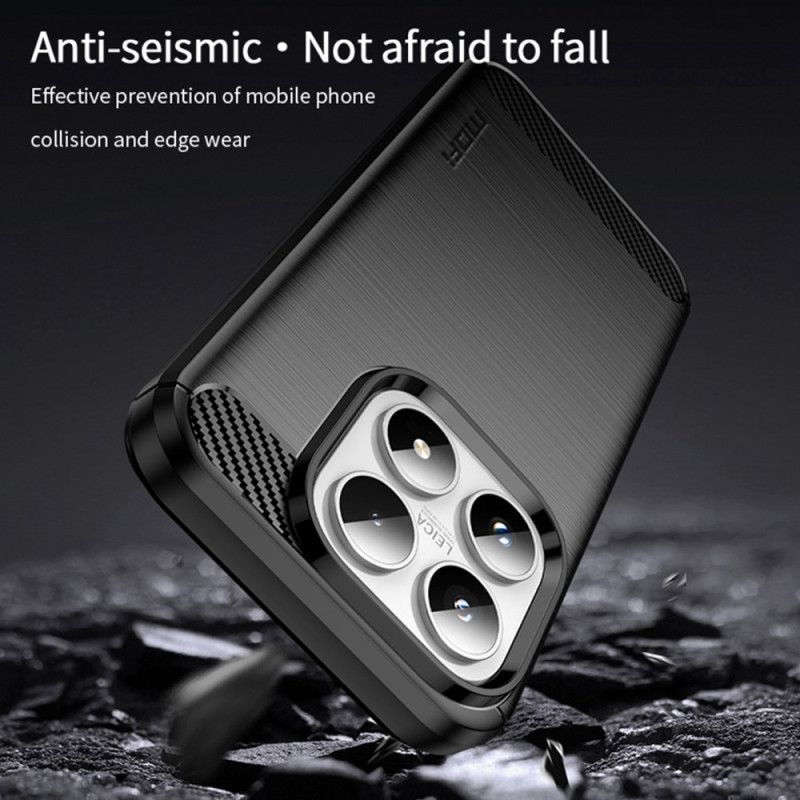 Etui Xiaomi 17 Szczotkowane Włókno Węglowe