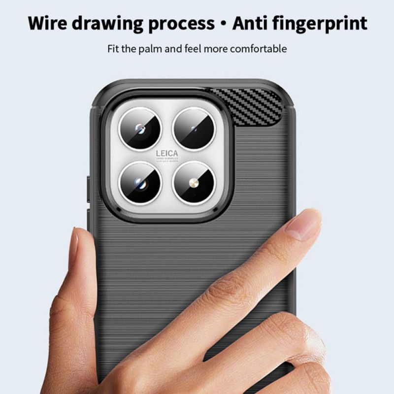 Etui Xiaomi 17 Szczotkowane Włókno Węglowe