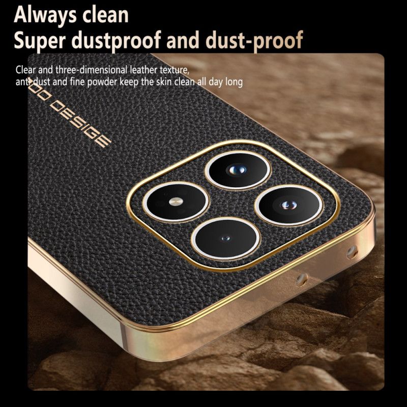 Etui Xiaomi 17 Tekstura Liczi Odporna Na Zarysowania