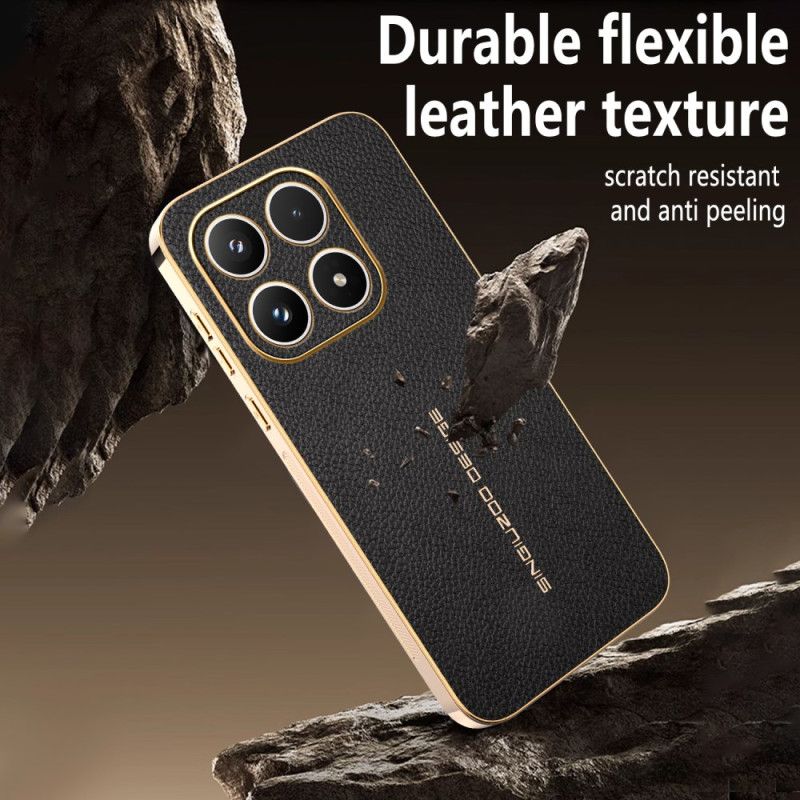 Etui Xiaomi 17 Tekstura Liczi Odporna Na Zarysowania