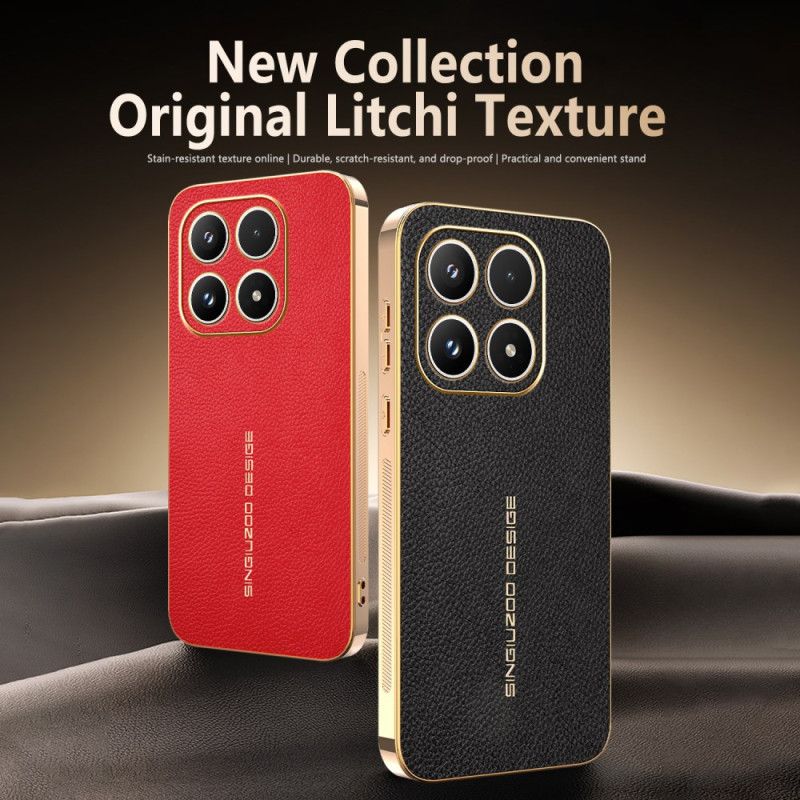 Etui Xiaomi 17 Tekstura Liczi Odporna Na Zarysowania