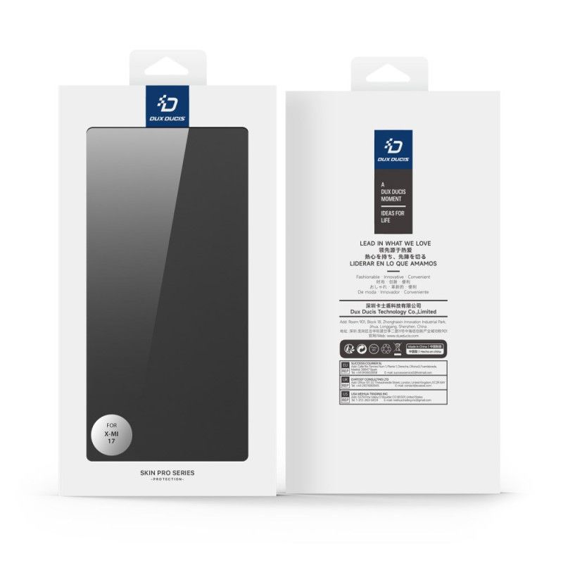 Flip Kotelot Xiaomi 17 Skóra Dux Ducis Pro Series Etui Ochronne