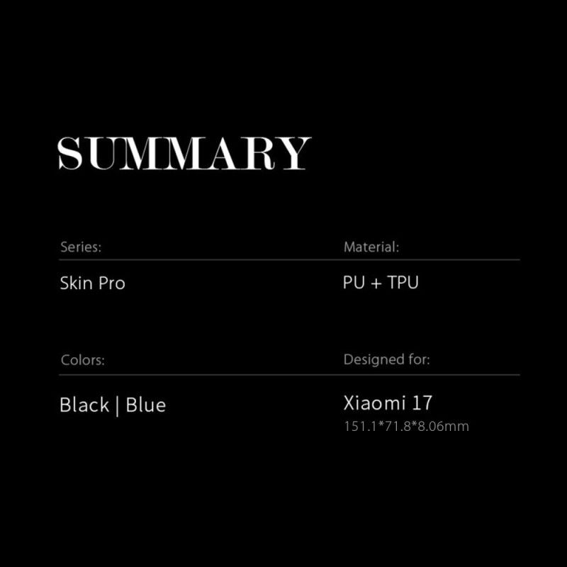 Flip Kotelot Xiaomi 17 Skóra Dux Ducis Pro Series Etui Ochronne