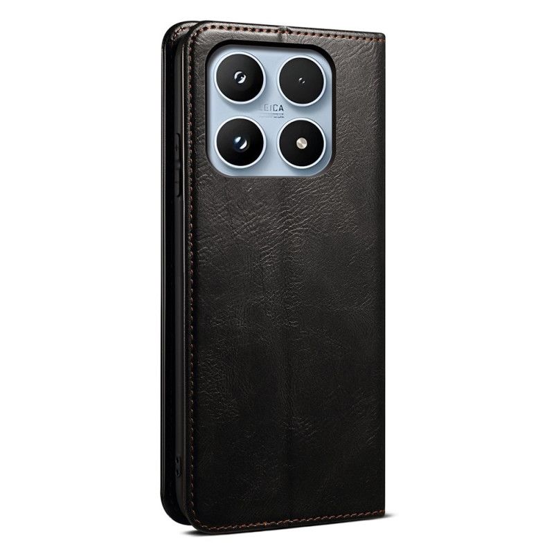 Flip Kotelot Xiaomi 17 Woskowana Imitacja Skóry Etui Ochronne