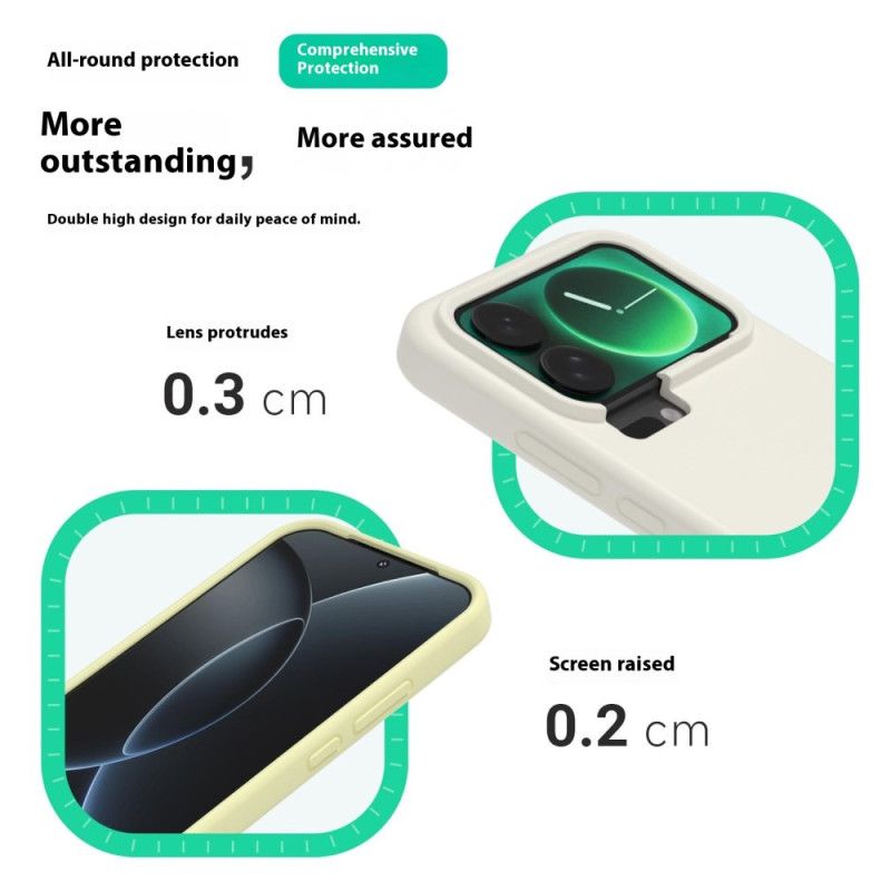 Futerały Xiaomi 17 Etui Na Telefon Płynny Silikon