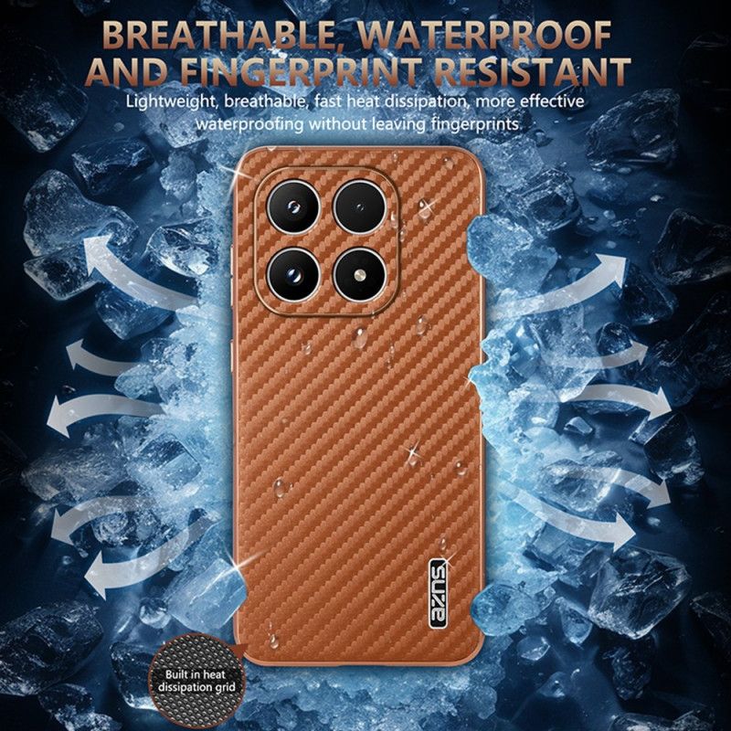 Futerały Xiaomi 17 Etui Na Telefon Tekstura Azns Włókno Węglowe