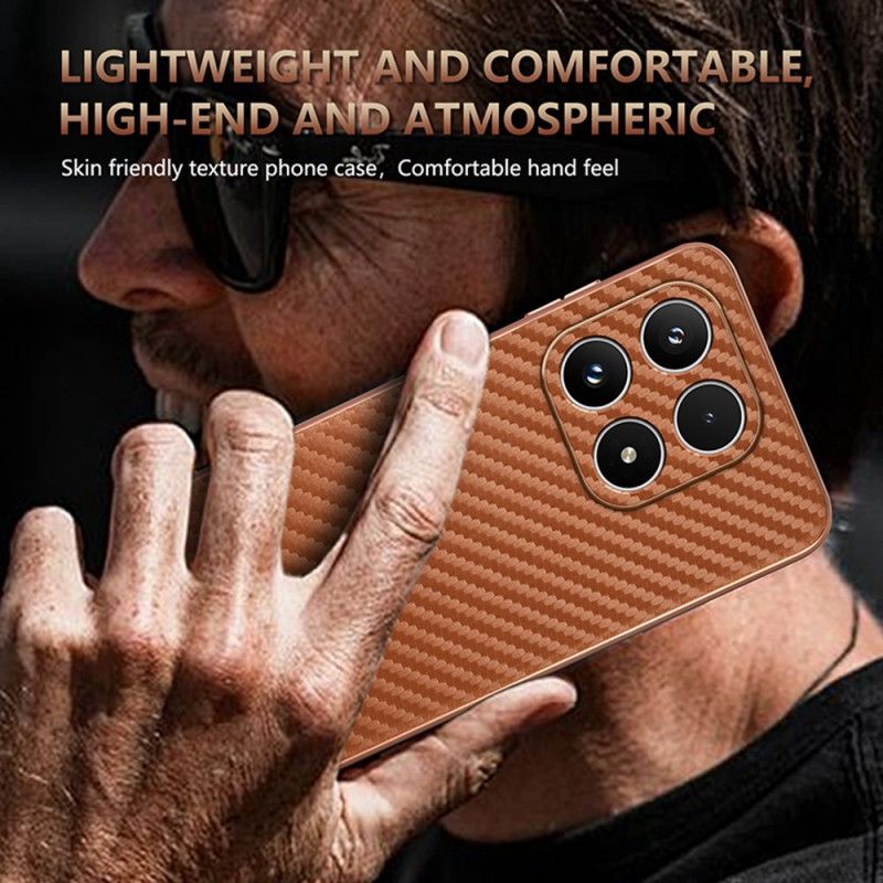 Futerały Xiaomi 17 Etui Na Telefon Tekstura Azns Włókno Węglowe