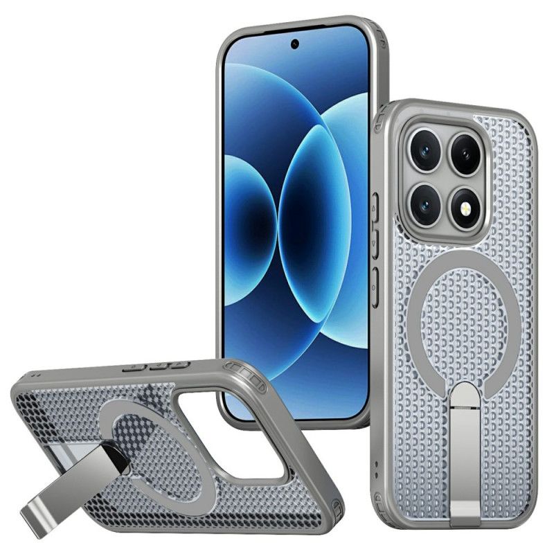 Futerały Xiaomi 17 Etui Na Telefon Tekstura Magnetycznej Siatki Z Podstawką