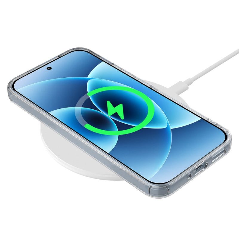 Futerały Xiaomi 17 Etui Na Telefon Wzmocniony Przezroczysty Magnetyczny