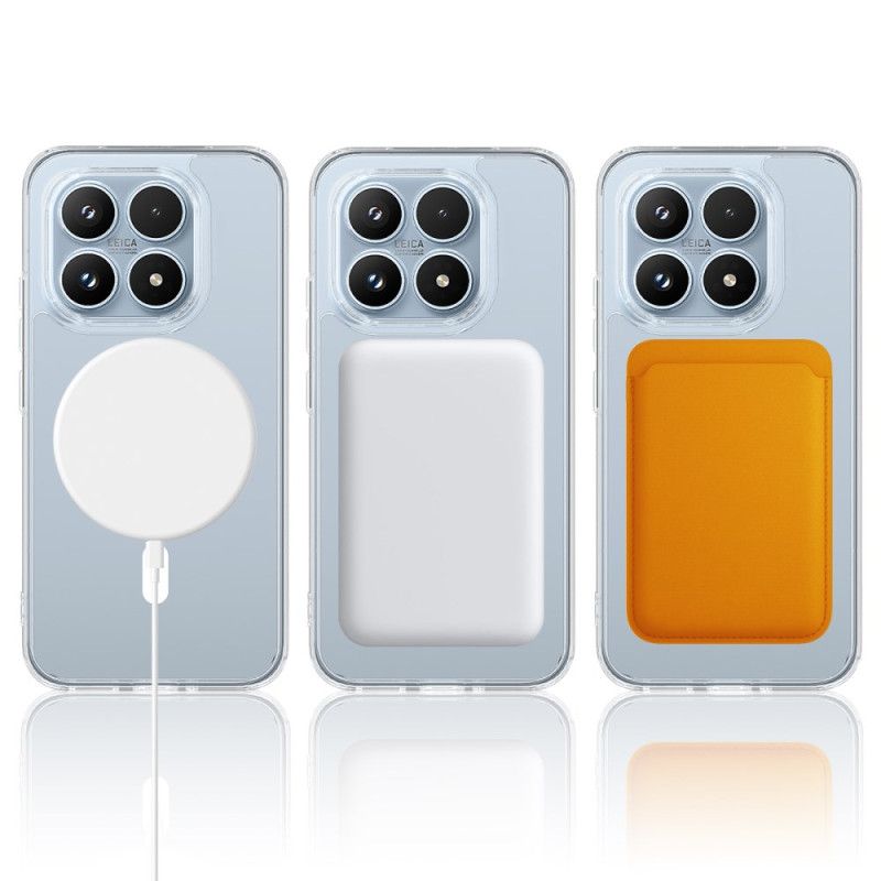 Futerały Xiaomi 17 Etui Na Telefon Wzmocniony Przezroczysty Magnetyczny