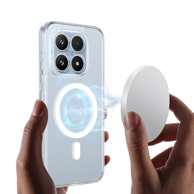Futerały Xiaomi 17 Etui Na Telefon Wzmocniony Przezroczysty Magnetyczny