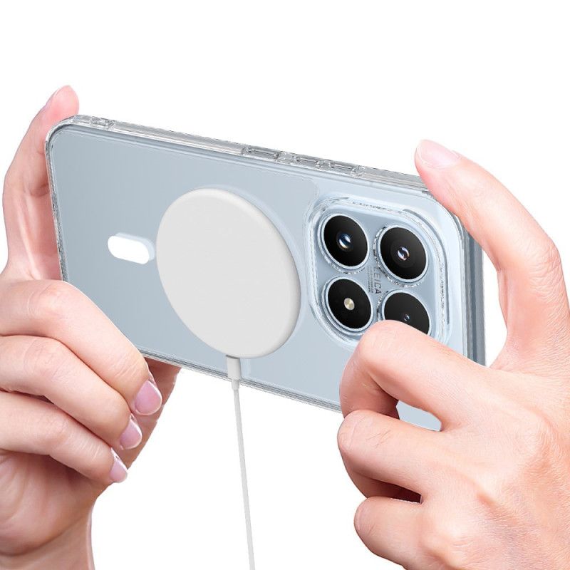 Futerały Xiaomi 17 Etui Na Telefon Wzmocniony Przezroczysty Magnetyczny