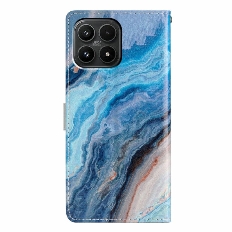 Obudowa Xiaomi 17 Etui Na Telefon Marmur Niebieski