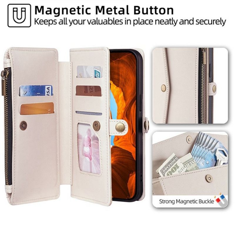 Pokrowce Xiaomi 17 Portfel Z Paskiem Na Ramię I Smyczką