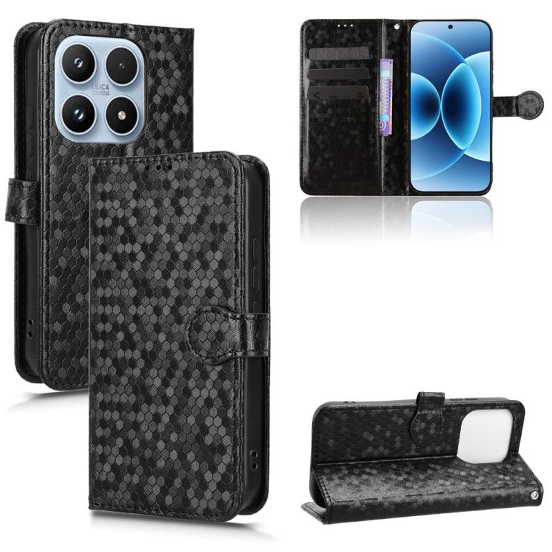 Skórzany Futerał Xiaomi 17 Etui Na Telefon Błyszcząca