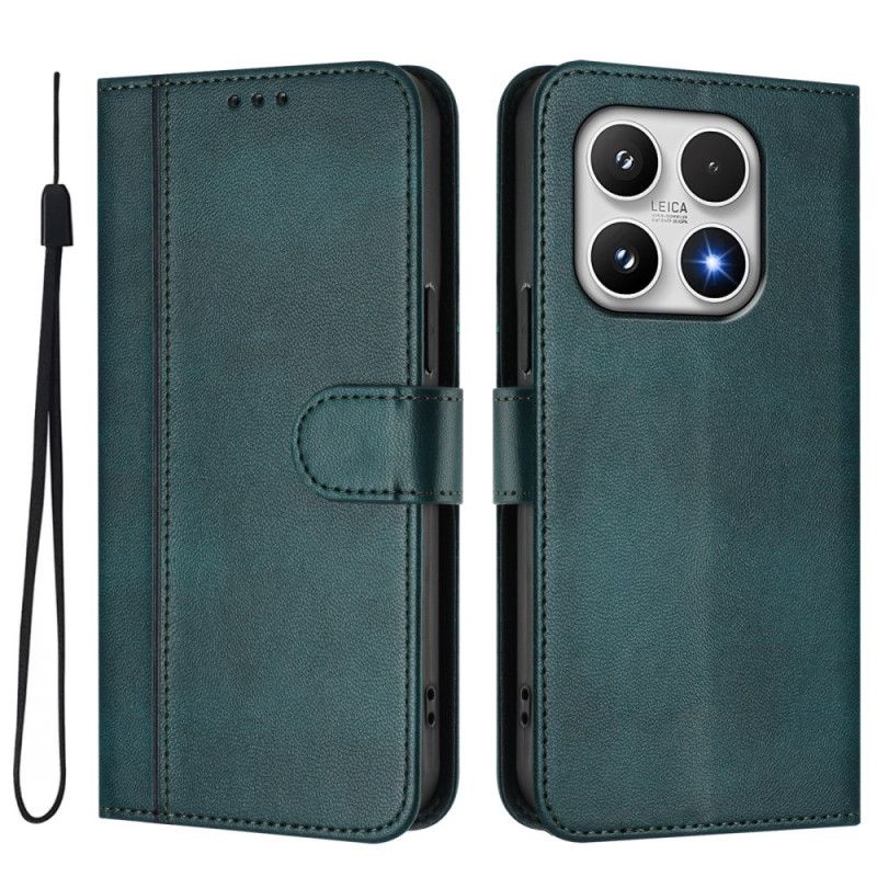 Skórzany Futerał Xiaomi 17 Etui Na Telefon Design Retro