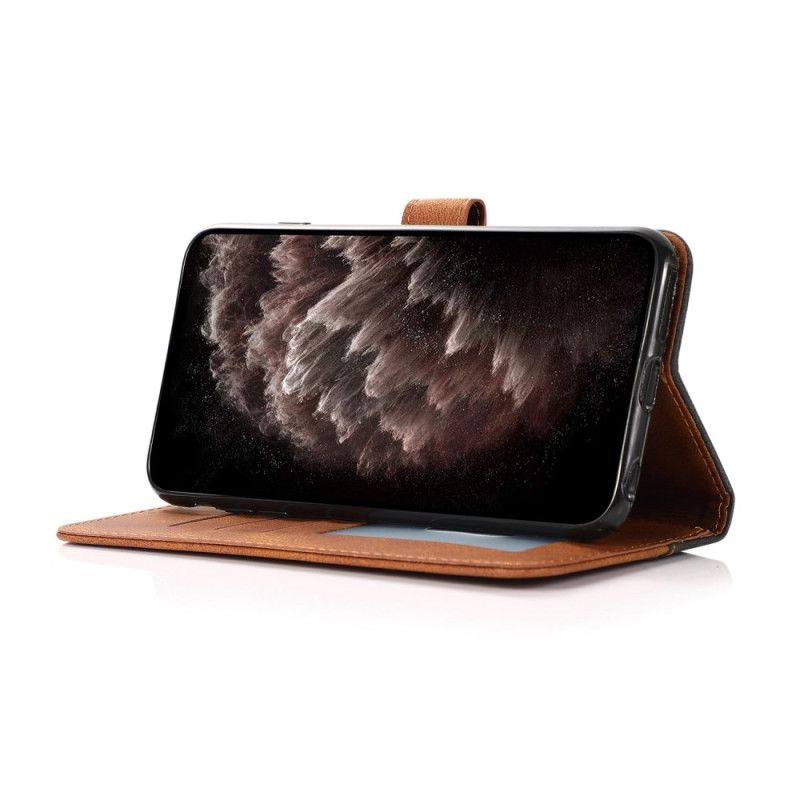 Skórzany Futerał Xiaomi 17 Etui Na Telefon Dwukolorowy