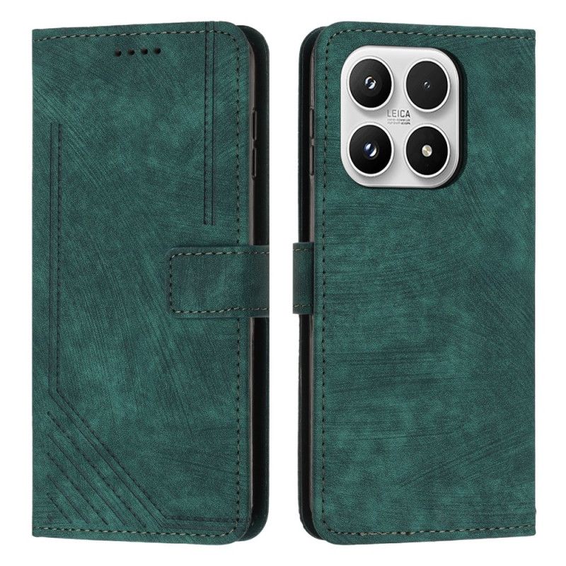 Skórzany Futerał Xiaomi 17 Etui Na Telefon Styl Retro