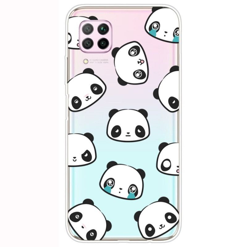 Etui Huawei P40 Lite Sentymentalne Pandy